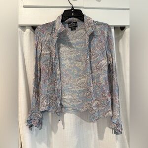 Vintage Y2K Paisley Blouse